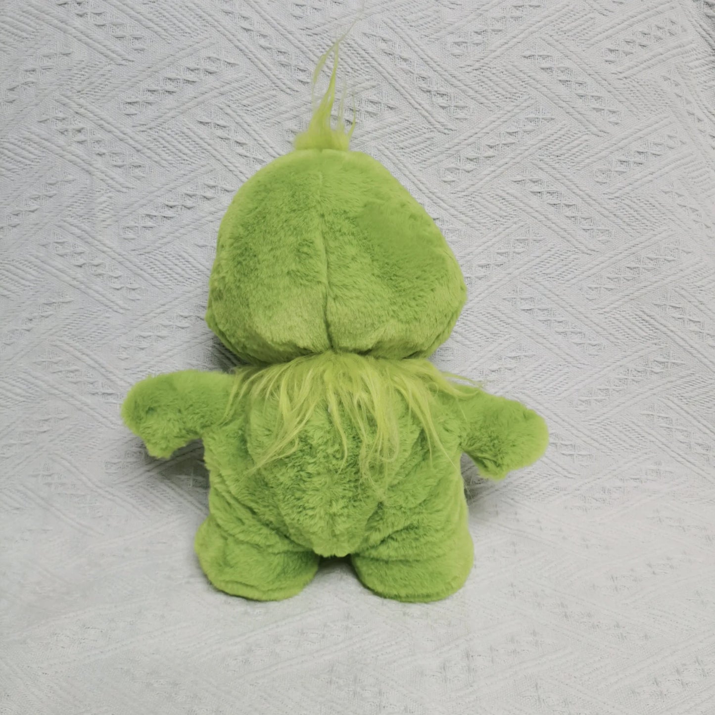 Cuddly Green Shaggy Anime Plush Toy with Glowing Belly - The Perfect Breathing Companion Doll for Kids and Anime Lovers!