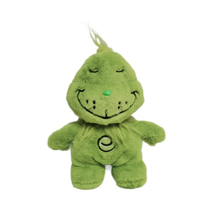 Cuddly Green Shaggy Anime Plush Toy with Glowing Belly - The Perfect Breathing Companion Doll for Kids and Anime Lovers!
